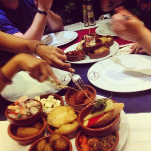 Tapas dinner